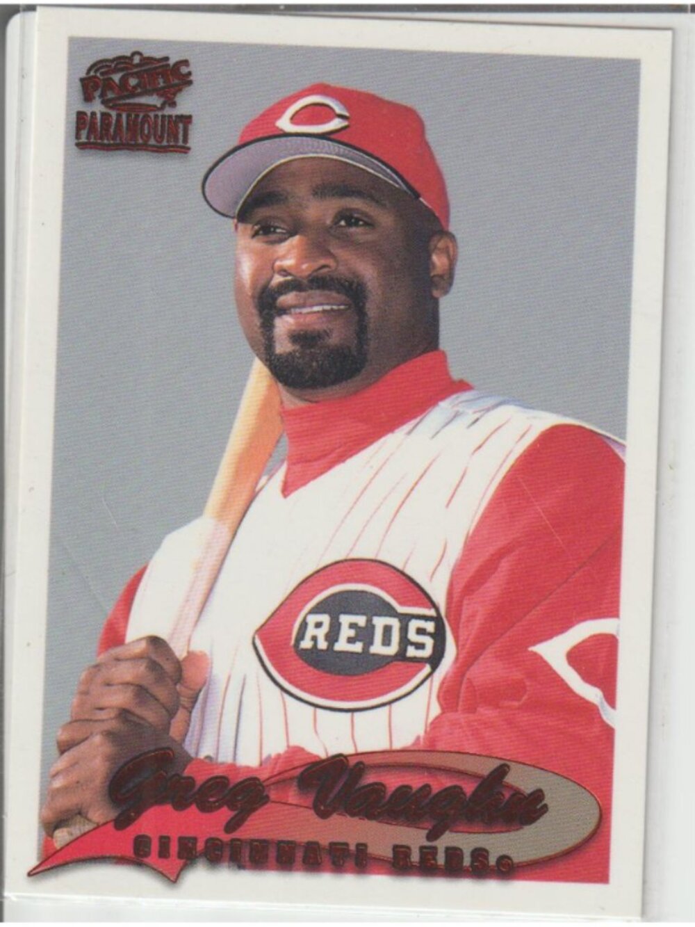 Rare Greg Vaughn 1999 Pacific Paramount Copper Foil Parallel #67